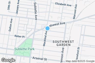 Map image of the property - 2700 Macklind Ave