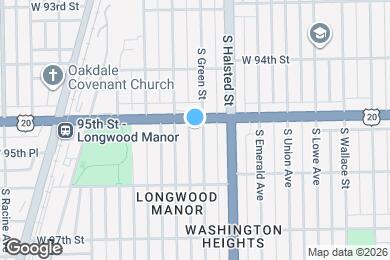 Map image of the property - 9508 S Green St