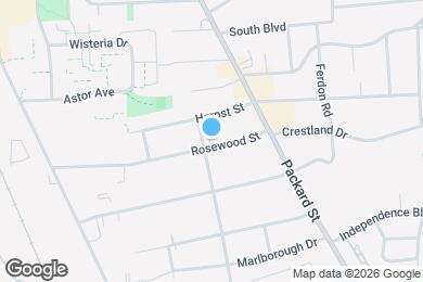 Map image of the property - 1411 Rosewood St