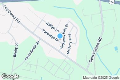 Map image of the property - 9514 Parkridge Dr