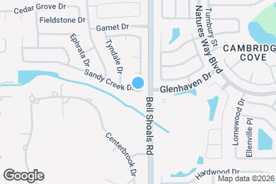 Map image of the property - 709 Sandy Creek Dr