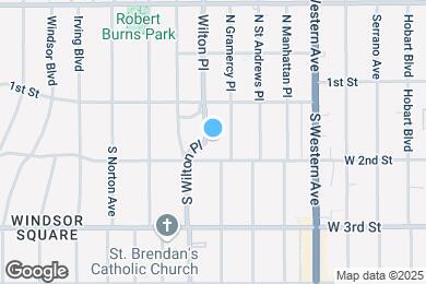 Map image of the property - 144 S Wilton Pl