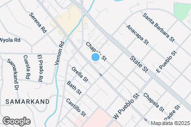 Map image of the property - 2528 De La Vina St