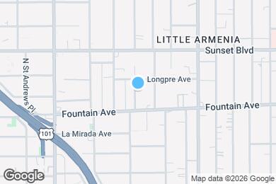 Map image of the property - 1340 N Harvard Blvd