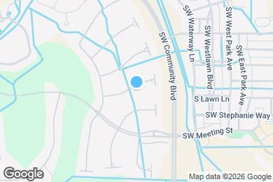 Map image of the property - 11325 SW Olmstead Dr