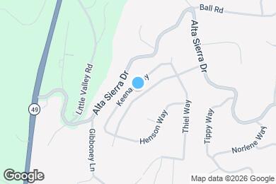 Map image of the property - 15798 Names Dr