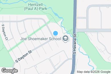 Map image of the property - 3296 S Geneva St