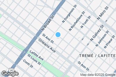Map image of the property - 2516 Dumaine St