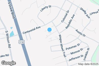 Map image of the property - 2825 Frontier Ct