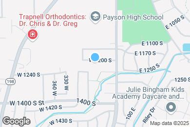 Map image of the property - 105 W 1200 S