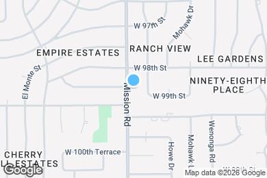 Map image of the property - 9827 Mission Rd