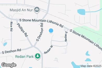 Map image of the property - 6281 Redan Square