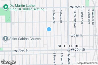 Map image of the property - 7745 S Sangamon St