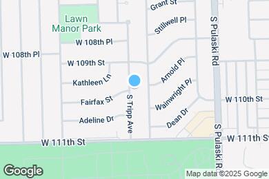 Map image of the property - 10933 S Tripp Ave