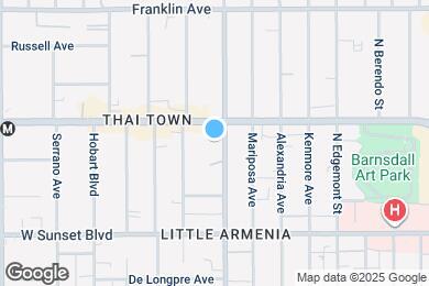 Map image of the property - 1635 N Normandie Ave