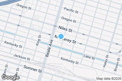 Map image of the property - 931 Monterey St