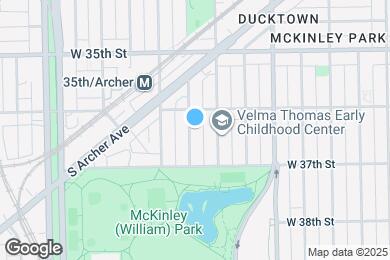 Map image of the property - 3621 S Hamilton Ave