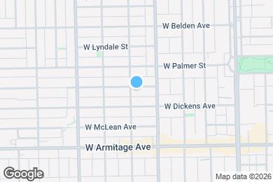 Map image of the property - 3427 W Shakespeare Ave