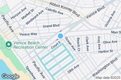 Map image of the property - 466 S Venice Blvd