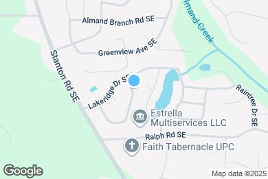 Map image of the property - 635 Lakeridge Cir SE