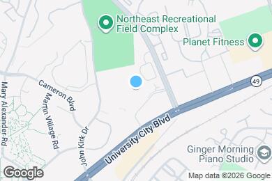 Map image of the property - University Terrace North