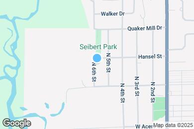 Map image of the property - 1225 N 6th St