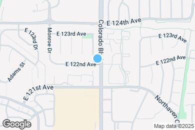 Map image of the property - 3960 E 122nd Ave