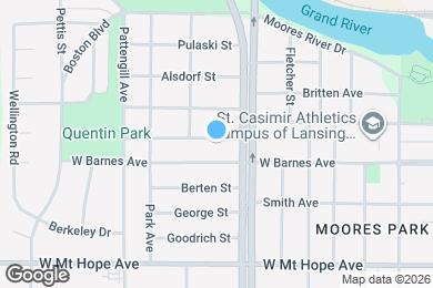 Map image of the property - 1203 Edward St