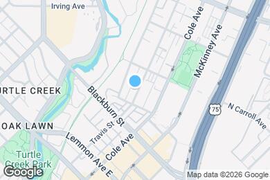 Map image of the property - 3901 Travis Street