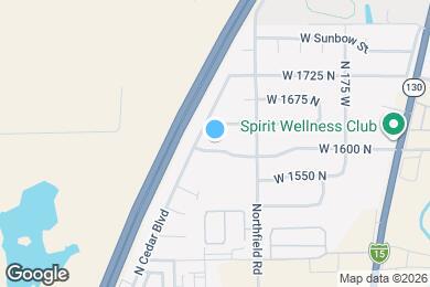 Map image of the property - 458 W 1600 N