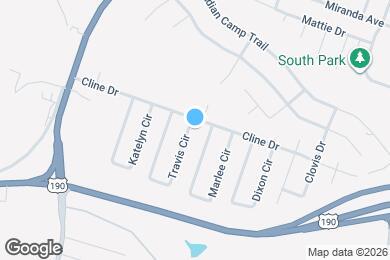 Map image of the property - 1103 Travis Cir