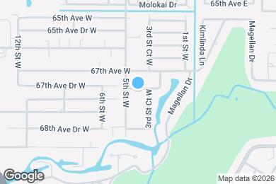 Map image of the property - 408 67th Avenue Dr W