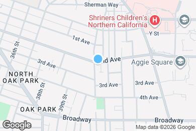 Map image of the property - 4012 2nd Ave