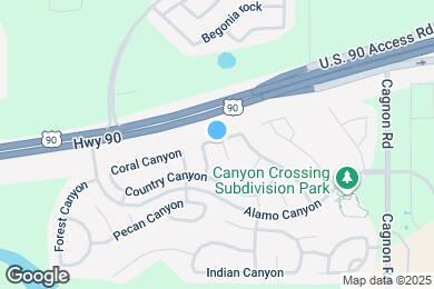 Map image of the property - 5503 Hidden Canyon