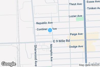 Map image of the property - 6889 Paige Ave