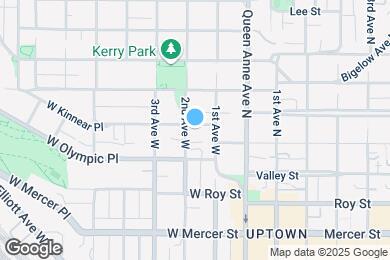 Map image of the property - 117 W Kinnear Pl