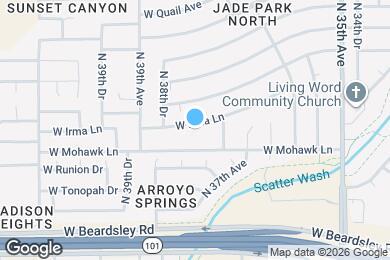 Map image of the property - 3759 W Irma Ln