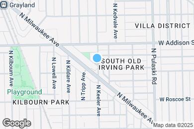 Map image of the property - 3506 N Keeler Ave