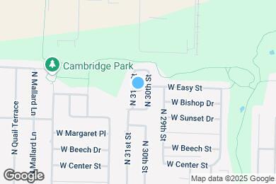 Map image of the property - 1209 N 31st St