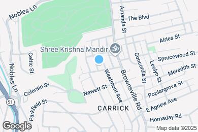 Map image of the property - 1647 Oakhurst St