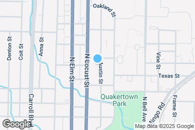Map image of the property - 1011 N Austin St