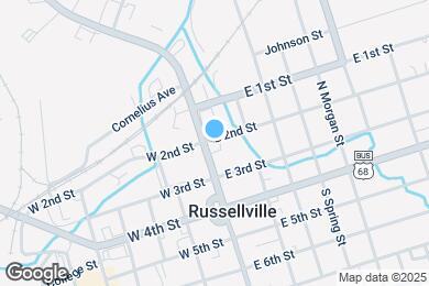 Map image of the property - 102 E 2nd St