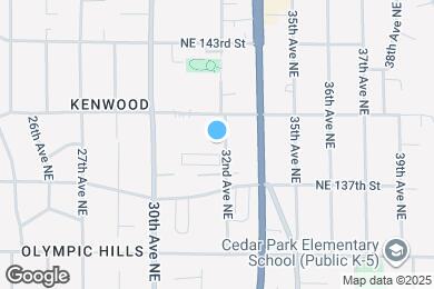 Map image of the property - 13737 32nd Ave NE