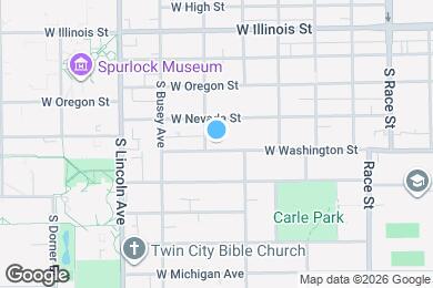 Map image of the property - 612 W Washington St