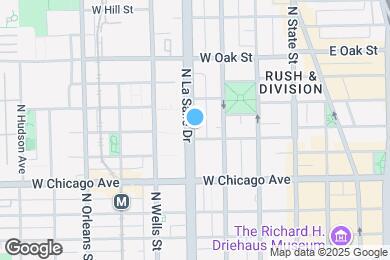 Map image of the property - 851 N La Salle Dr