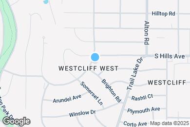 Map image of the property - 3709 Bellaire Cir