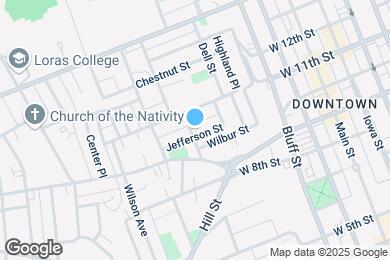 Map image of the property - 597 Jefferson St