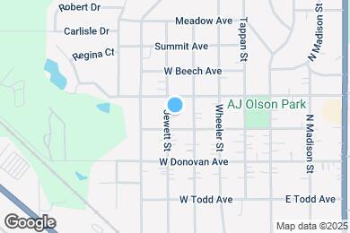 Map image of the property - 1114 Jewett St