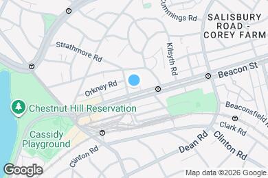 Map image of the property - 1874 Beacon St