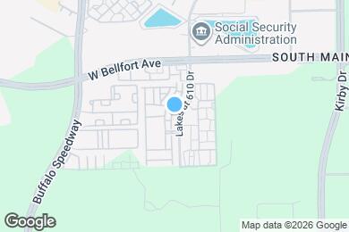 Map image of the property - 9044 Lakes at 610 Dr